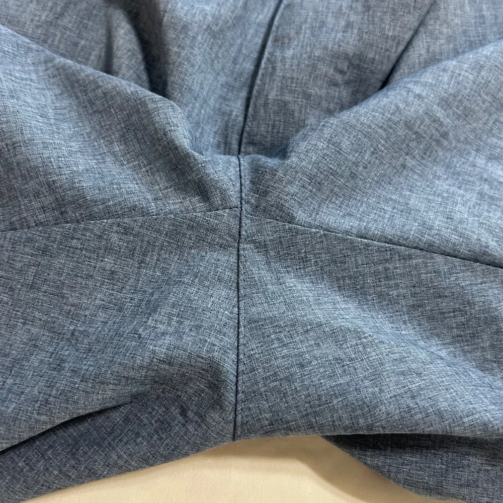 Ben Hogan Mens Performance Golf Shorts Blue Heather Stretch Size‎ 44 Flat Front